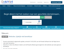 Tablet Screenshot of dutch-net.nl